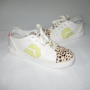Dolce Vita Zaga Leopard Calf Hair Fashion Sneakers